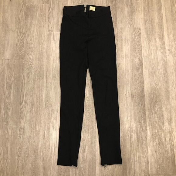 TORN by RONNY KOBO Geneva Skinny Zipper Ankle High Waist Pants Size XS - Picture 2 of 8